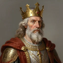 portrait of a medieval old king, intricate, elegant, highly detailed, digital painting, artstation, concept art, smooth, sharp focus, illustration, art by artgerm and greg rutkowski, 8 k