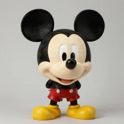 lovecraftian mickey mouse taxidermy, high resolution portrait