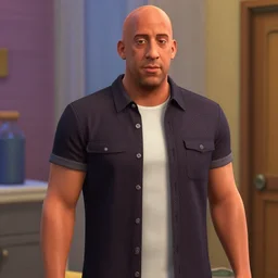 vin diesel as a sims character