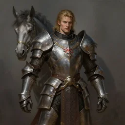Centaur Centaur Centaur :: Paladin, fearsome, beautiful, DnD character art portrait, male, plate armor, matte fantasy painting, DeviantArt Artstation, by Jason Felix by Steve Argyle by Tyler Jacobson by Peter Mohrbacher, cinematic lighting.