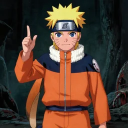 walter white becomes naruto in horror film by van gough