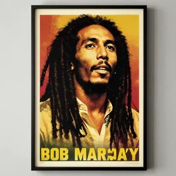 bob marley poster