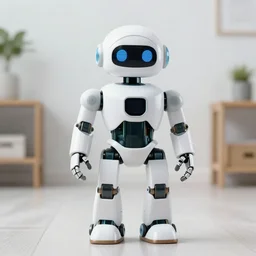 a robot with 3 years old