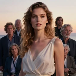 photographic portrait of a stunningly beautiful greek renaissance female in soft dreamy light at sunset, contemporary fashion shoot, by edward robert hughes, annie leibovitz and steve mccurry, david lazar, jimmy nelsson, breathtaking, 8 k resolution, extremely detailed, beautiful, establishing shot, artistic, hyperrealistic, beautiful face, octane render