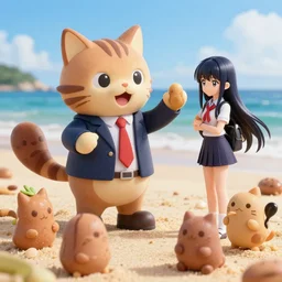 4 5 mm 1 9 9 7 cooking food photography of an corporate mascot at a beach summoning an anime demon beans cataspic girl, photography by tyler mitchell johfra bosschart