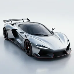 futuristic supercar, realistic, detail, clean