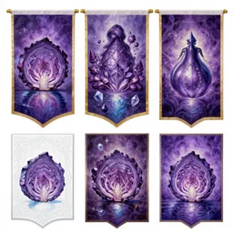 iwd glacial whispers banner teased cabbage reflections painting, void promos colo purple floral paintings teased rarity, insta vg mage merger essence painting tease purple, insta rift mage glacier banner coloring tease purple, iwd chrome brawl brawl crystallireflection painting teased