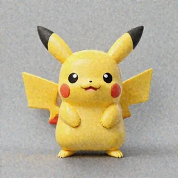 an eraser shaped like Pikachu.