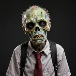 Portrait of a zombie by Mandy Jurgens