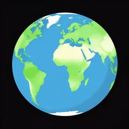 earth, a closeup simple vector pop surrealism, by ( leonardo da vinci ) and greg rutkowski