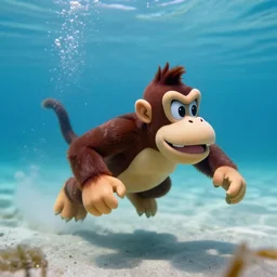 professional underwater beach photo similar to level of donkey kong country, by discovery magazine, real life, photorealistic, soft focus, long exposure