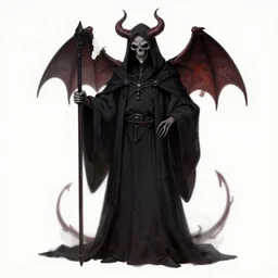 teratophilia, grim reaper, demon, handsome, artstation