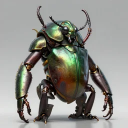 beetle faced humanoid. epic sci - fi character concept. digital art.