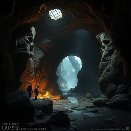 photo the last us part 2 underground : 5 4 k rtx hdr volume light concept studio matte painting environement digital illustration fanart artstation by eytan zana and balazs agoston, jad saber, aaron limonick, pablo dominguez and florent lebrun and robby johnson