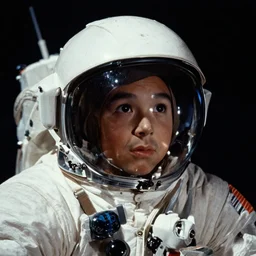 moon landing, apollo 1 1, grainy footage, close up