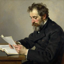 The great critic Gustave Courbet once described this quality of deep concentration in Courbet's art as his ''colossal appetite for the substantial.''