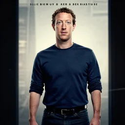 movie poster starring Mark Zuckerberg as the villain