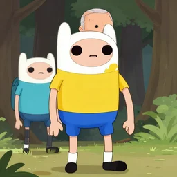 joe biden, style of adventure time