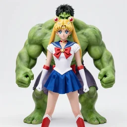 the hulk cosplay as sailormoon, fashion photography