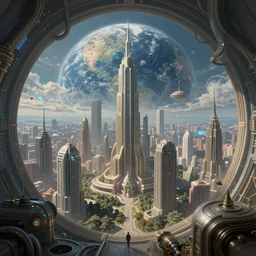 internal City in the internal earth, dream scape, futuristic, DMT by steven spielberg, epic composition, sci-fi, intricate, elegant, highly detailed, digital painting, sharp focus