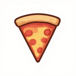 slice of pizza, app icon, logo