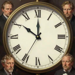 a clock that's dysfunctional, elegant, sharp focus, illustration, highly detailed, digital painting, concept art, matte, art by wlop and artgerm and ivan shishkin and andrey shishkin, masterpiece