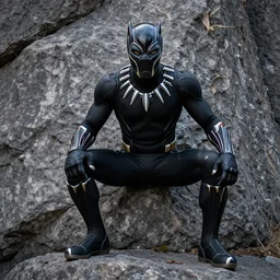 the rock as black panther