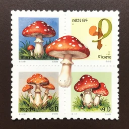 new post stamps about psy magic mushrooms,