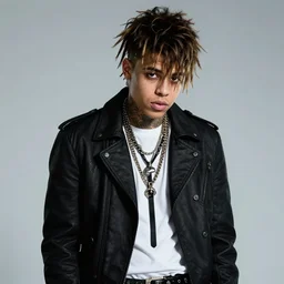 juice wrld in death note digital art 4 k quality super realistic