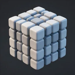 4d hypercube, screenshot from blender