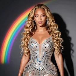 rainbow beyonce. pop art