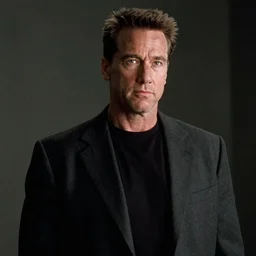 arnold schwarzenegger starring in terminator 2, movie still, 4 k,