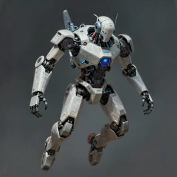 a detailed painting of a robot that is floating in the air, cyberpunk art by peter gric and stephen gammell, cgsociety, les automatistes, future tech, sci - fi, vray tracing, octane