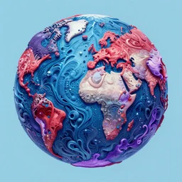 luscious fibrous world made of mystical magical energy colorized as blue, red, and purple, illustrated by Greg Rutkowski and Gaston Bussiere, loquacious lighting, volumetric lighting, beautiful photography, landscape imagery, Trending on artstation, 4k, 8k.