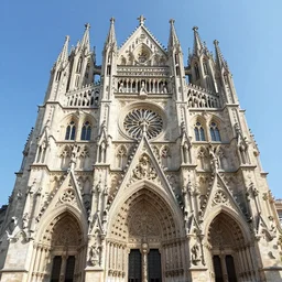 beautifully decorated cathedral painted by mœbius, overdetailed art