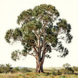 artwork of a nothofagus tree