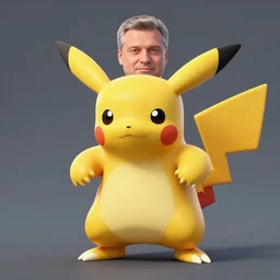 viktor orban type pokemon, digital render, artstation