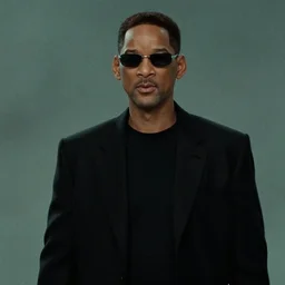 Will Smith as Neo In The Matrix, film still, grainy, hd