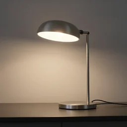 industrial design photo of elegant desk lamp designed by apple