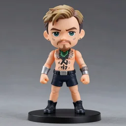nendoroid of conor mcgregor, figurine, detailed product photo.