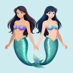 digital art photoshop illustration of a beautiful mermaid in the style of kan liu and zeronis, trending on artstation, realistic, detailed, hyperrealism, pop art, cel - shaded, 8 k resolution, deviantart, fantasy
