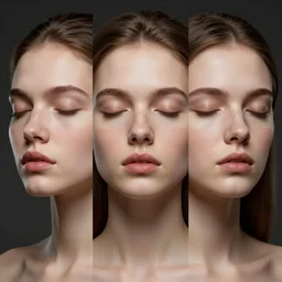 3 d portrait of gina closed eyes by vitaly bulgarov, ultra hyper realistic, cgi, trending on artstation
