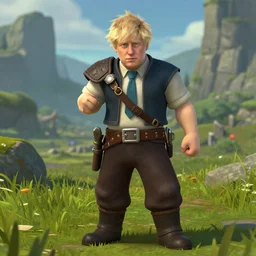 boris johnson as a runescape character
