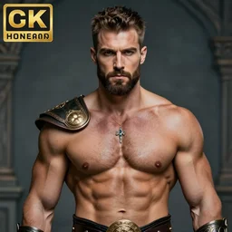 8K Photography from a Male muscled short haired Elven King, designer beard, by Jimmy Nelson