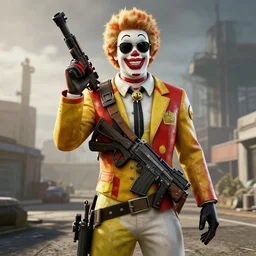 ronald mcdonald cal of duty 3 rd person, render