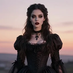 photographic portrait of a stunningly beautiful gothic starlet renaissance female in soft dreamy light at sunset, contemporary fashion shoot, by edward robert hughes, annie leibovitz and steve mccurry, david lazar, jimmy nelsson, breathtaking, 8 k resolution, extremely detailed, beautiful, establishing shot, artistic, hyperrealistic, beautiful face, octane render