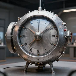 photo of a time machine, 4k