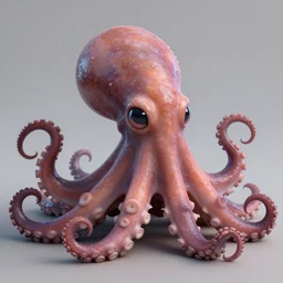 a stunning lovecraftian tentacle monster resembling an octopus, cute, adorable, highly detailed, trending on artstationhq
