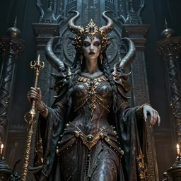 monument of the evil goddess, photorealism, Hyperdetailed, 108 Megapixels, awe inspiring