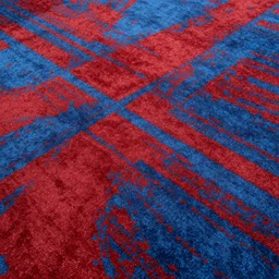 red, blue, abstract art, carpet texture